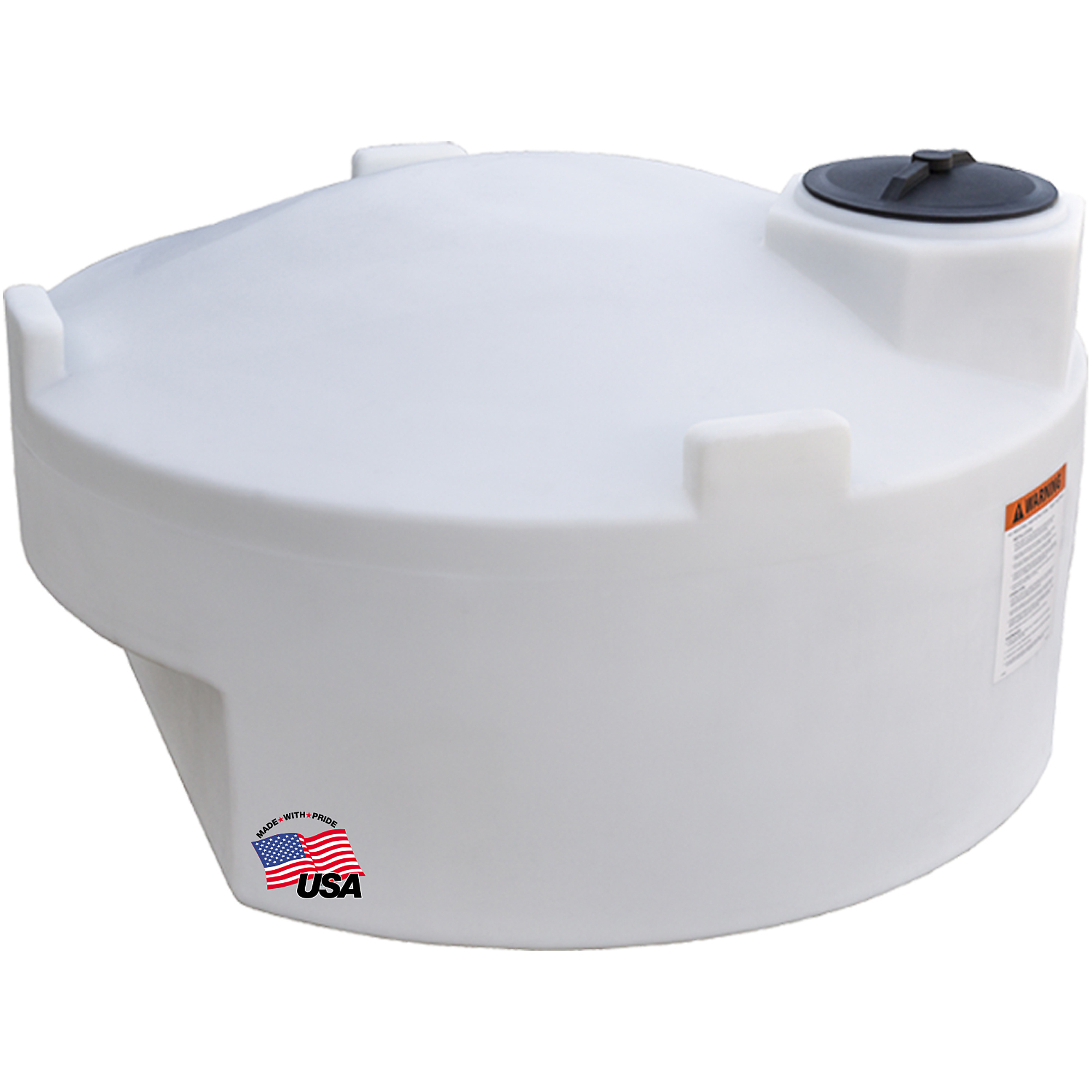 RomoTech Polyethylene Pickup Truck Reservoir Water Tank, 325 gal, Made In USA, Natural Poly Tank For Water & Non-Flammable Liquids, UV-Resistant, Ideal for Agricultural Use, RV Water Storage Part # 82124649
